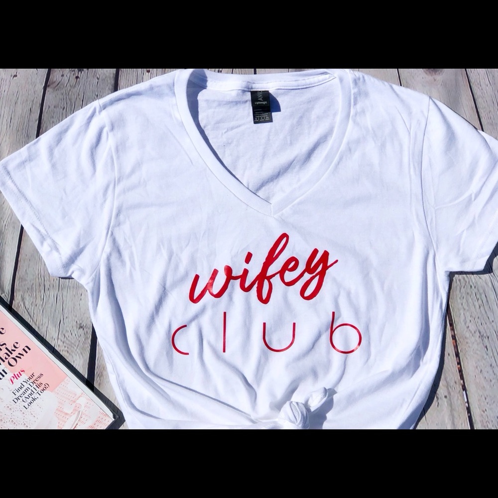 Custom bridal tee